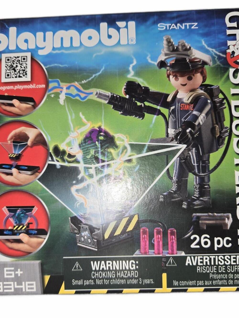 Playmobil Ghostbusters II Stantz 9348 Playmogram 3D Figure Set / 26 pcs / Sealed